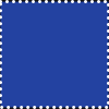 A blue square with a dotted outline.