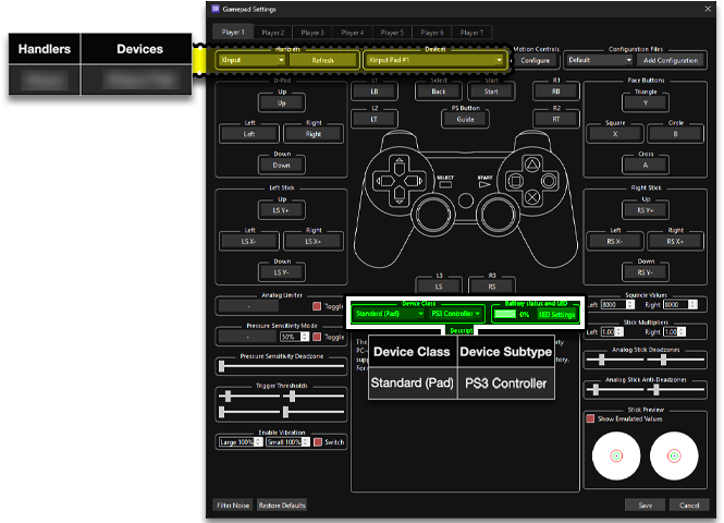 A picture showing how the instrument page and RPCS3 can be used as a mapping reference.