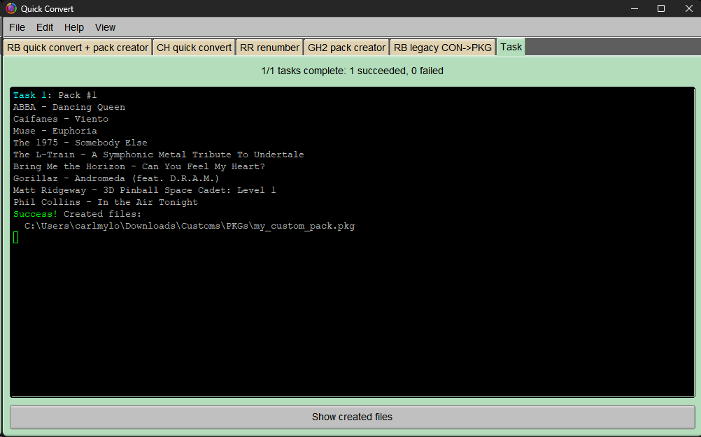 A screenshot of Onyx's USRDIR naming popup. The pack has been named "my_custom_pack."